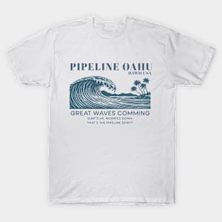 Pipeline Hawaii surf 8204 T-Shirt